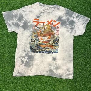 "The Great Ramen" retro tie-dye graphic tee